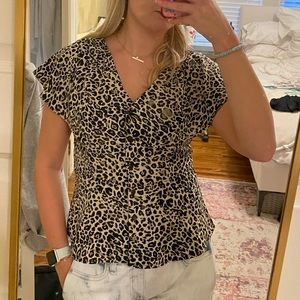 Francesca‘s cheetah print top